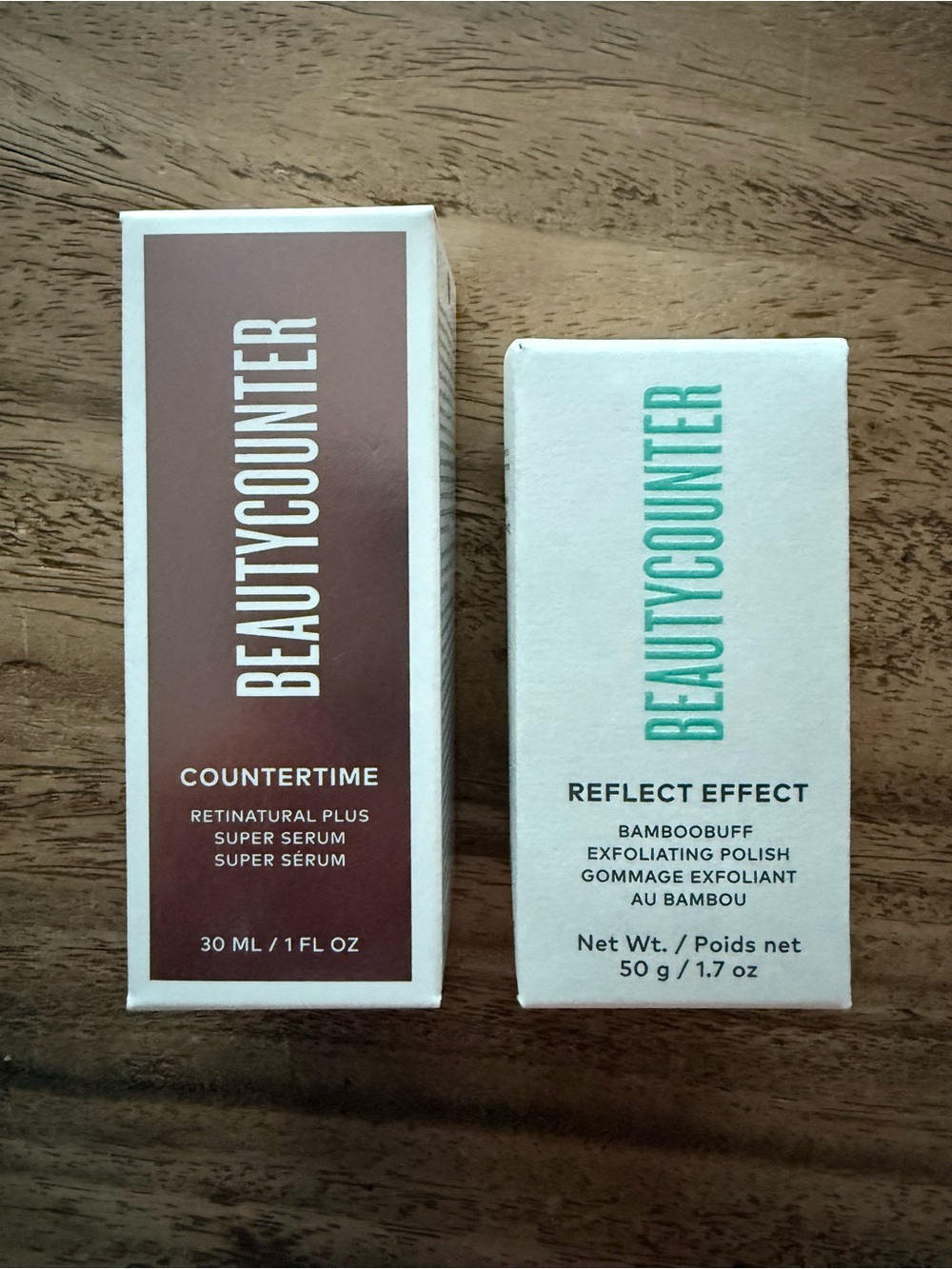 Beautycounter! Countertime super serum and exfoliating polish. Unopened